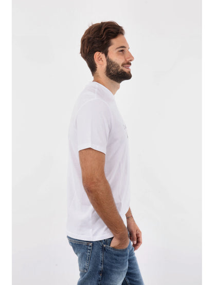 T-SHIRT MONOGRAMMA HERO CALVIN KLEIN JEANS DA UOMO BIANCO