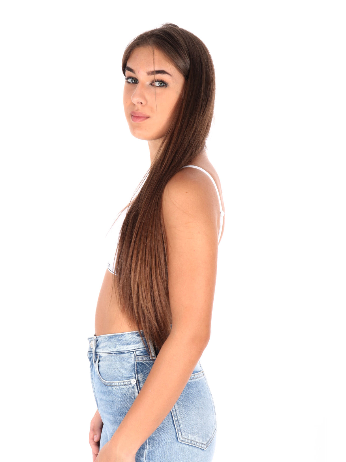 Ck lightly triangle reggiseno da donna bianco