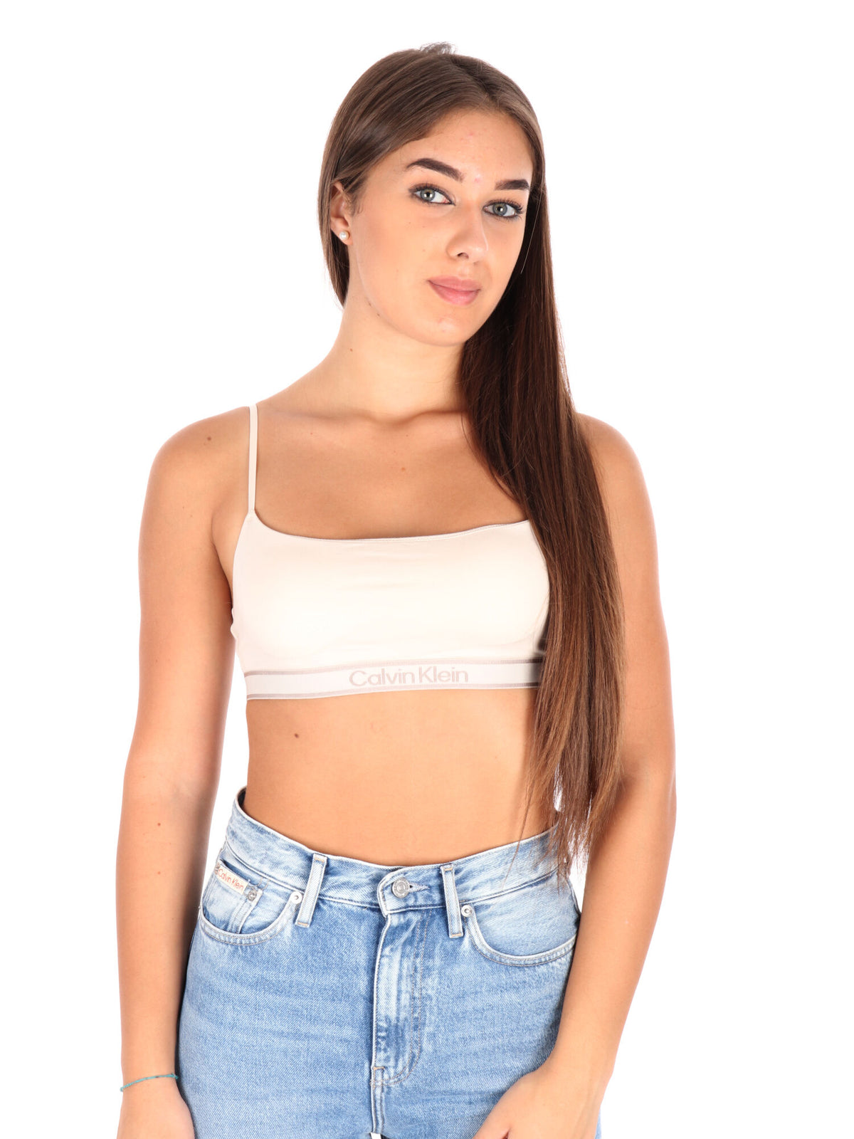Ck ll bralette reggiseno da donna sand