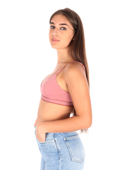 Ck ll triangle reggiseno da donna rosa