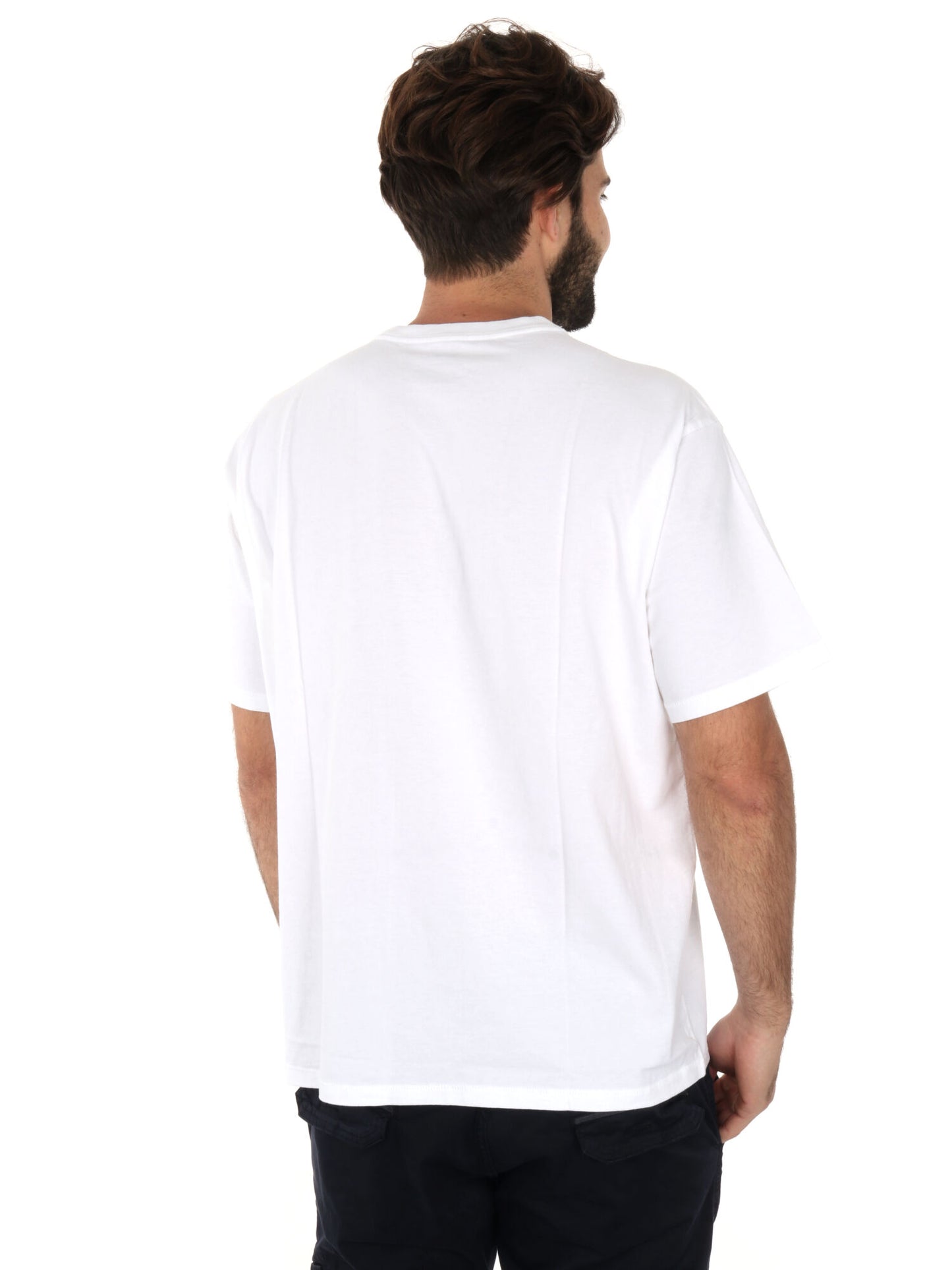 T-SHIRT VINTAGE LEVI'S UOMO BIANCO-ROSSO