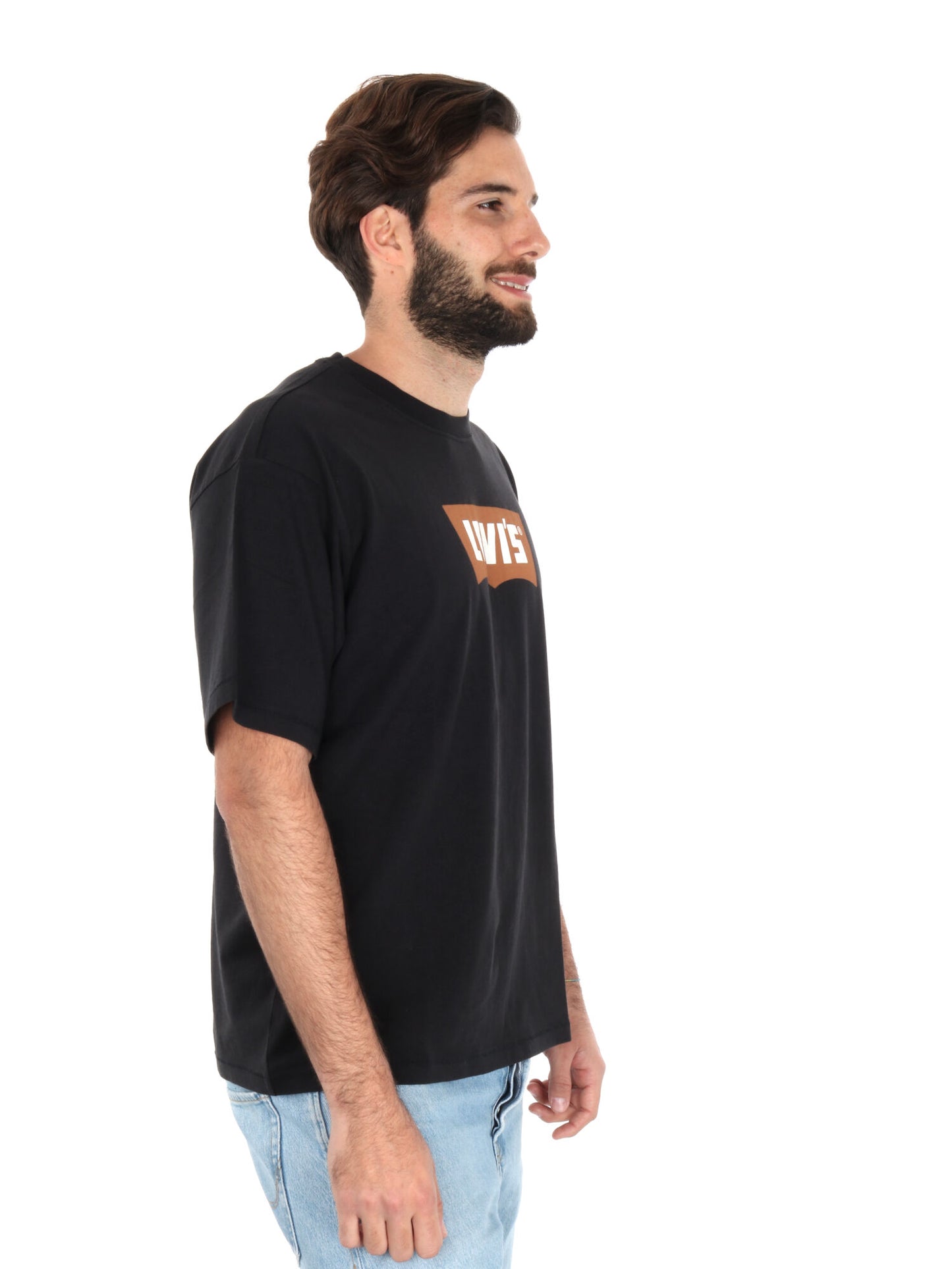 T-SHIRT VINTAGE LEVI'S UOMO NERO