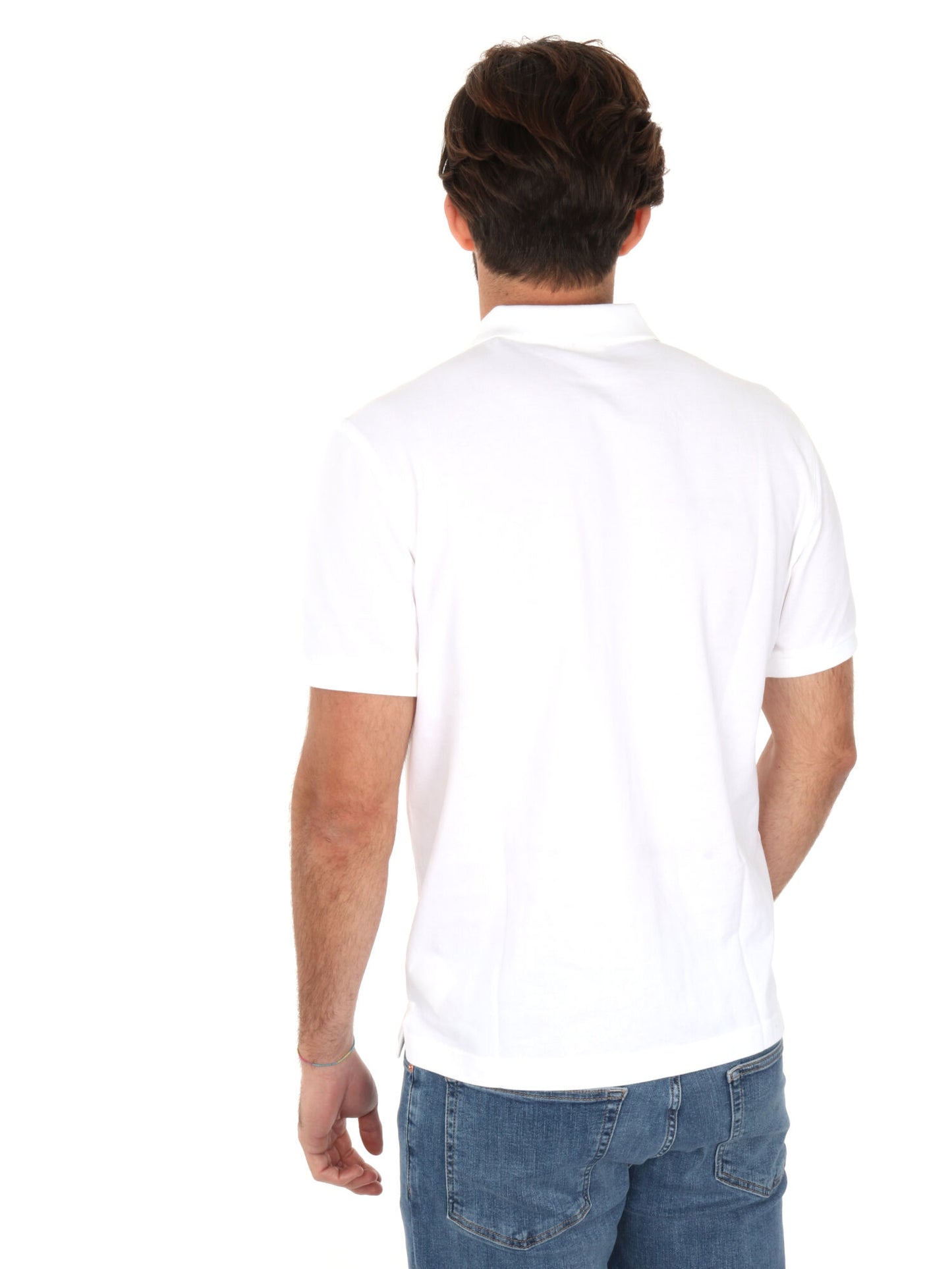 POLO IN PIQUE GANT UOMO BIANCO
