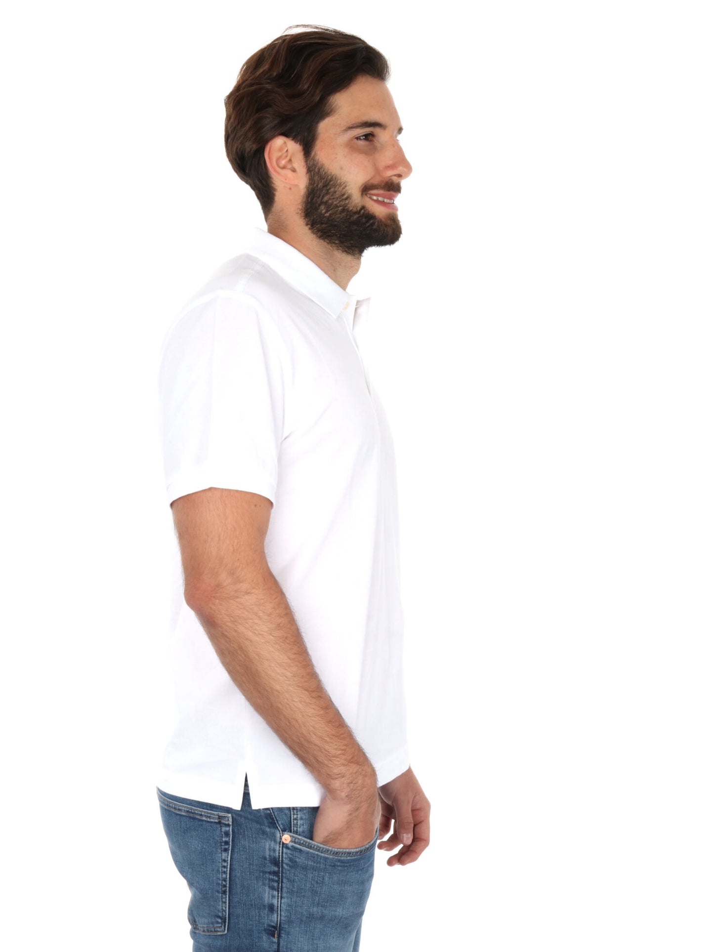 POLO IN PIQUE GANT UOMO BIANCO