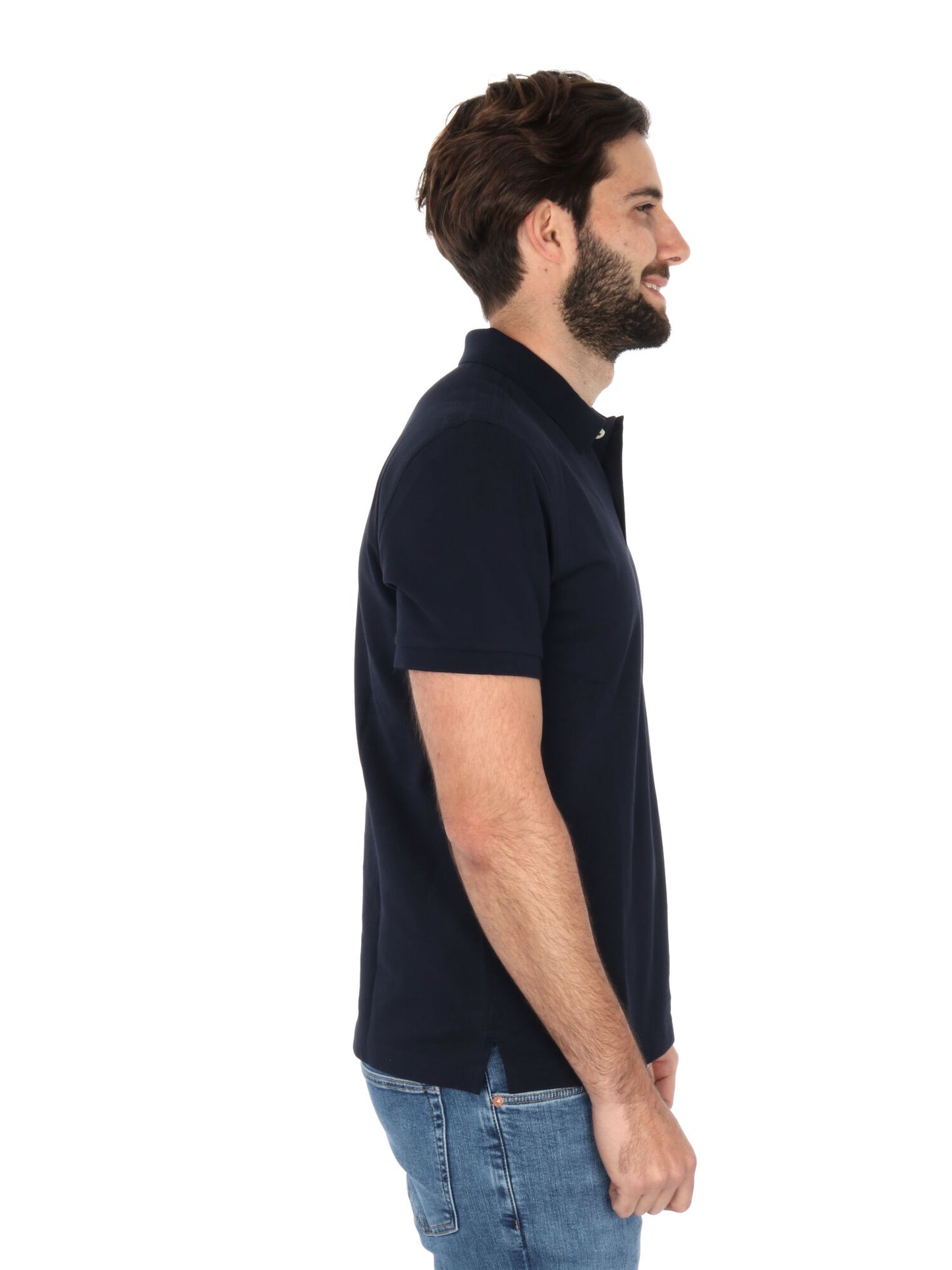 POLO IN PIQUE GANT UOMO BLU