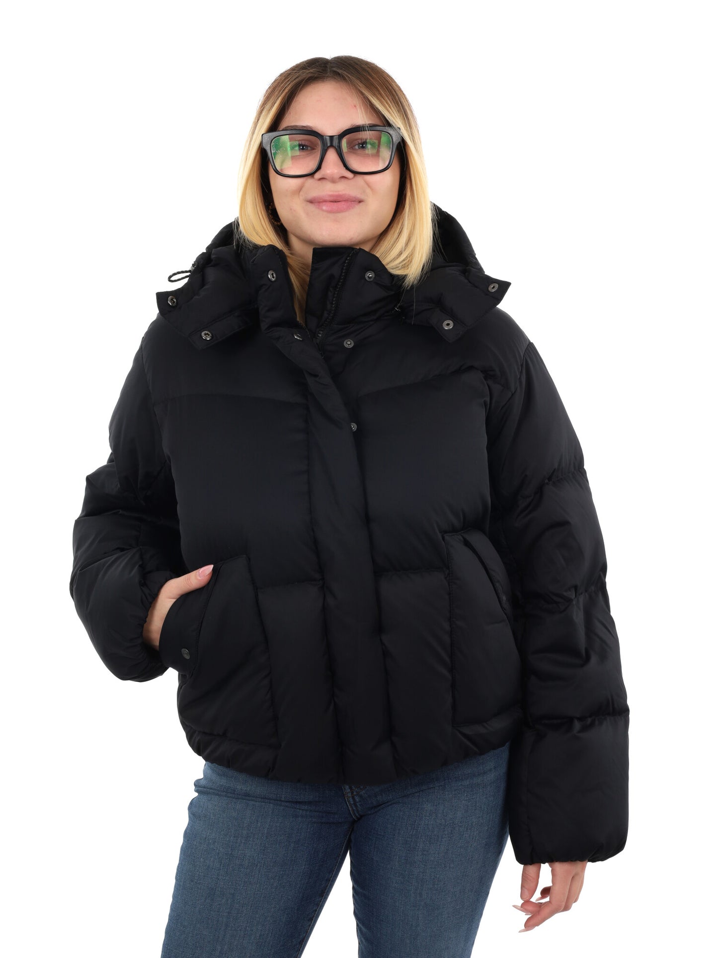 GIUBBINO WESTERN BOMBATO LEVI'S DA DONNA NERO