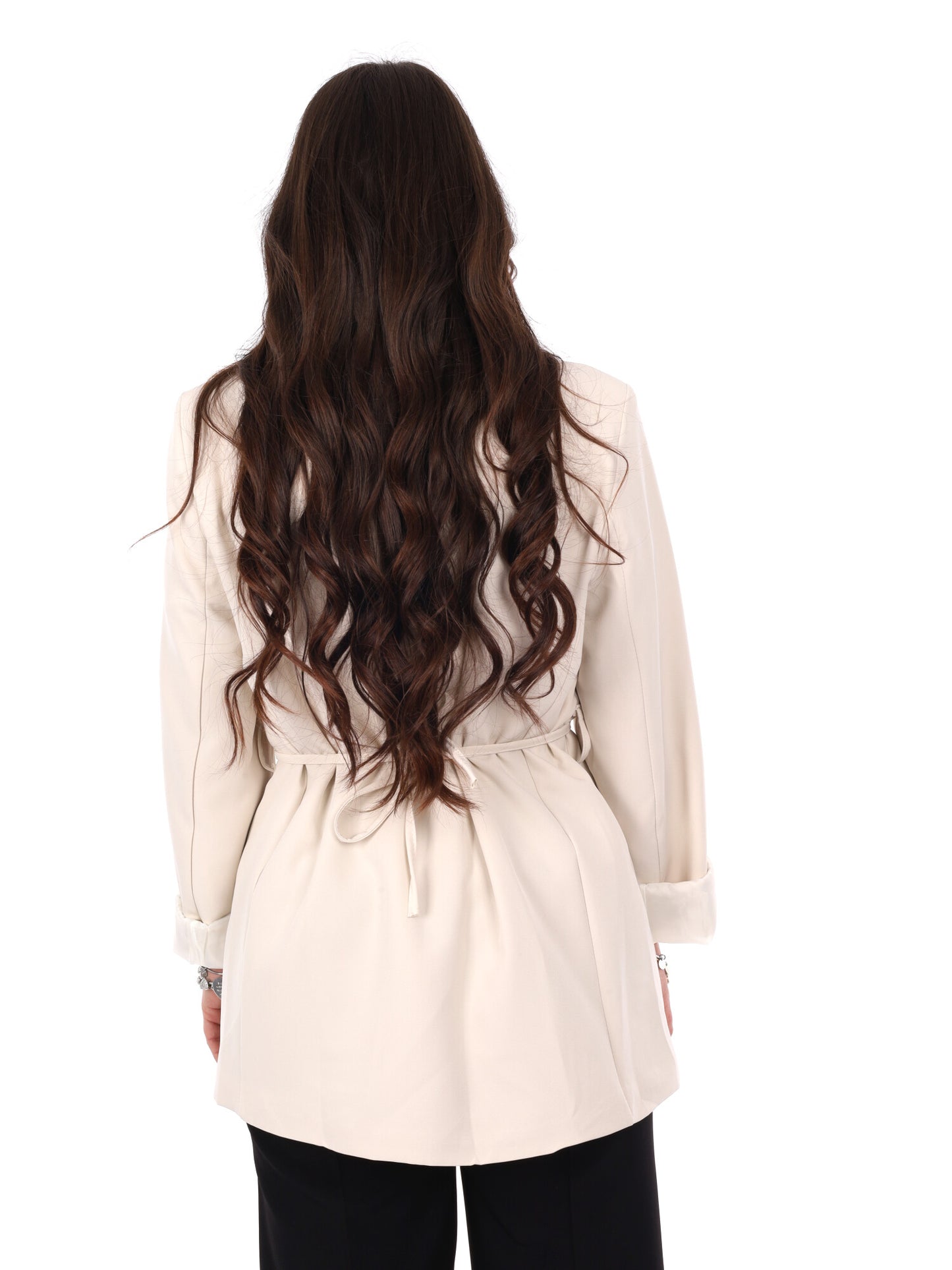 Blazer Effepi elegante da donna in beige per primavera-estate