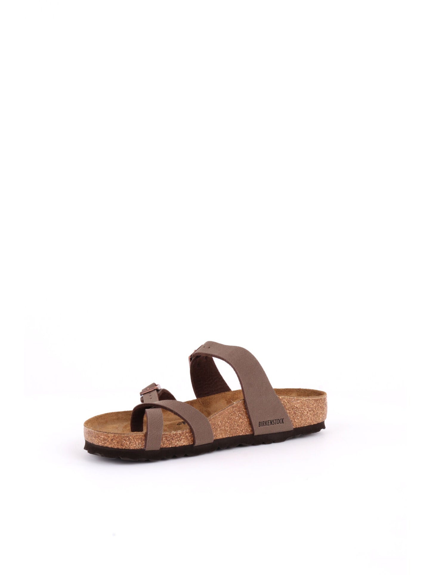 Sandalo Mayari Birkenstock da donna in morbido tessuto marrone
