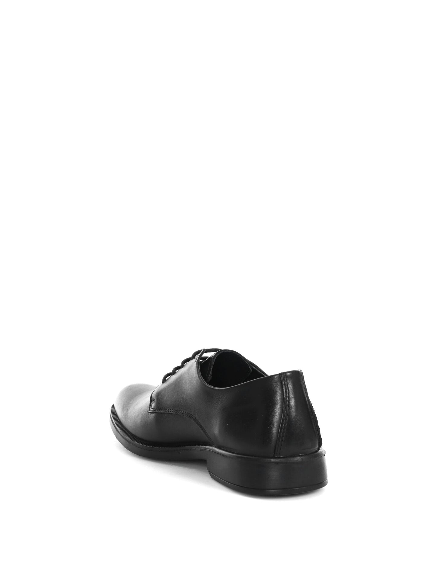 Imac stringata uomo in pelle nera dallo stile italiano elegante