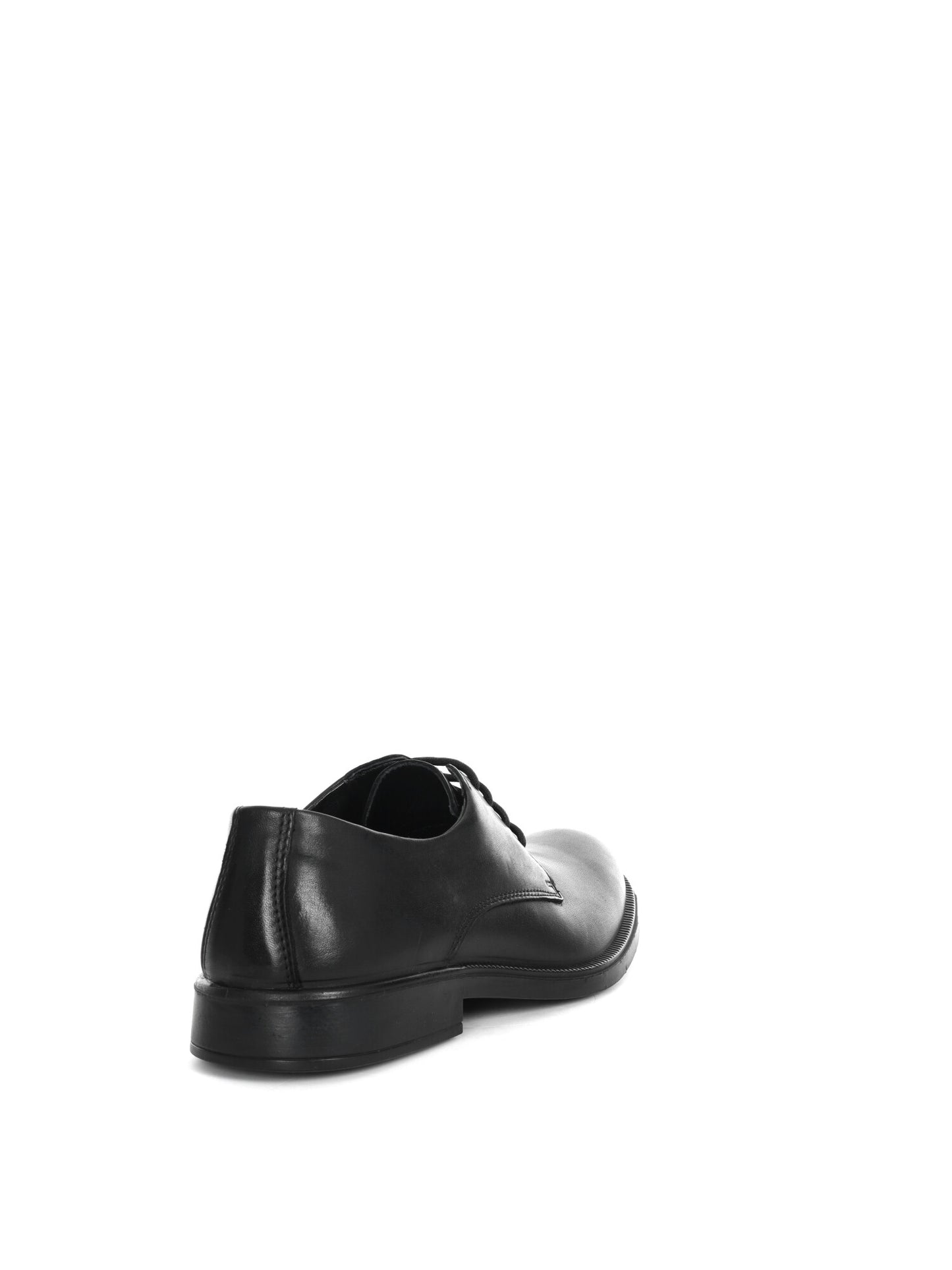 Imac stringata uomo in pelle nera dallo stile italiano elegante