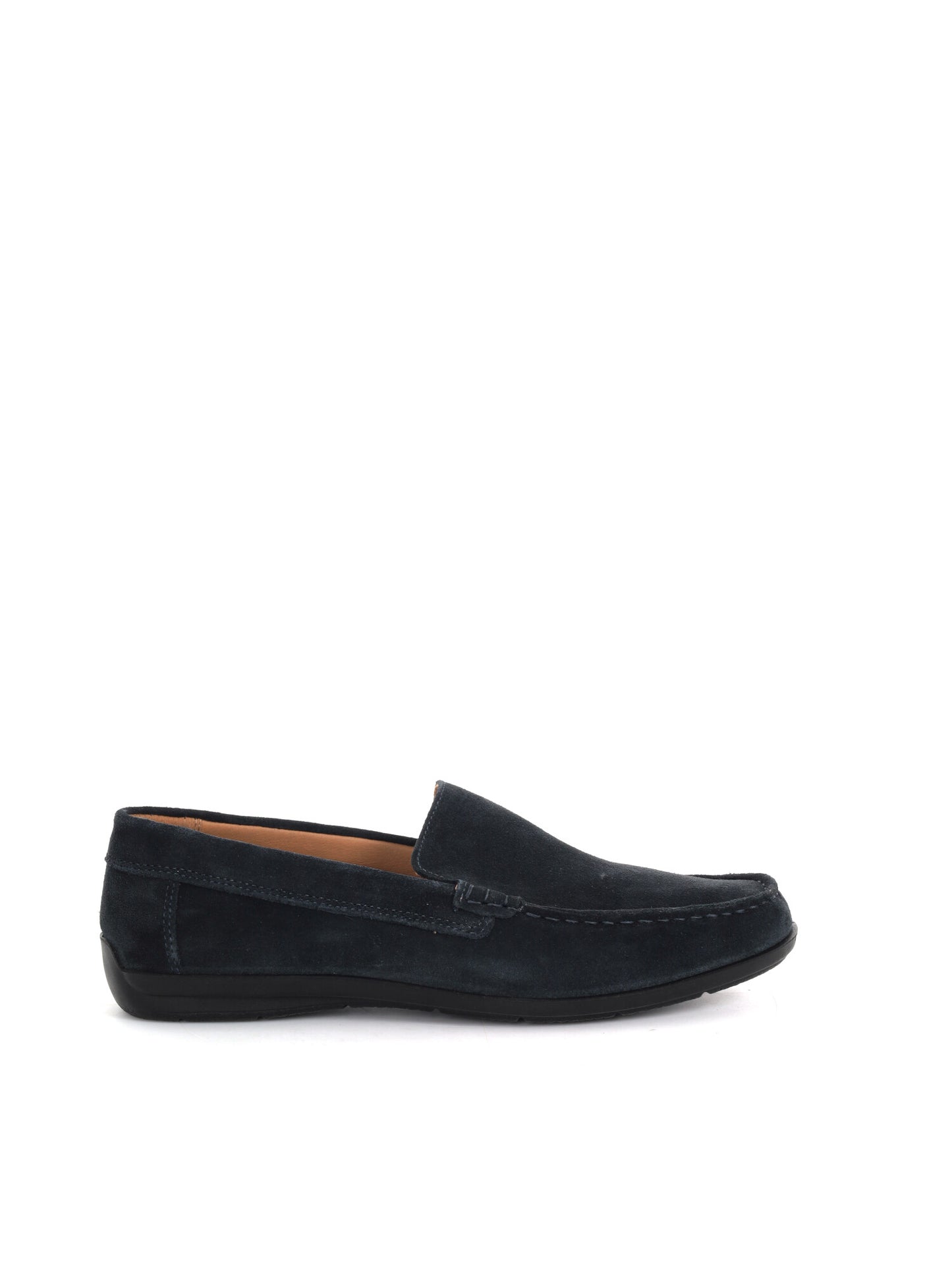 Mocassino Imac uomo in pelle blu primaverile