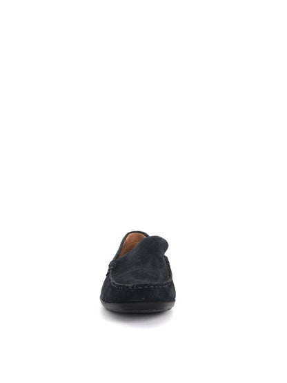 Mocassino Imac uomo in pelle blu primaverile