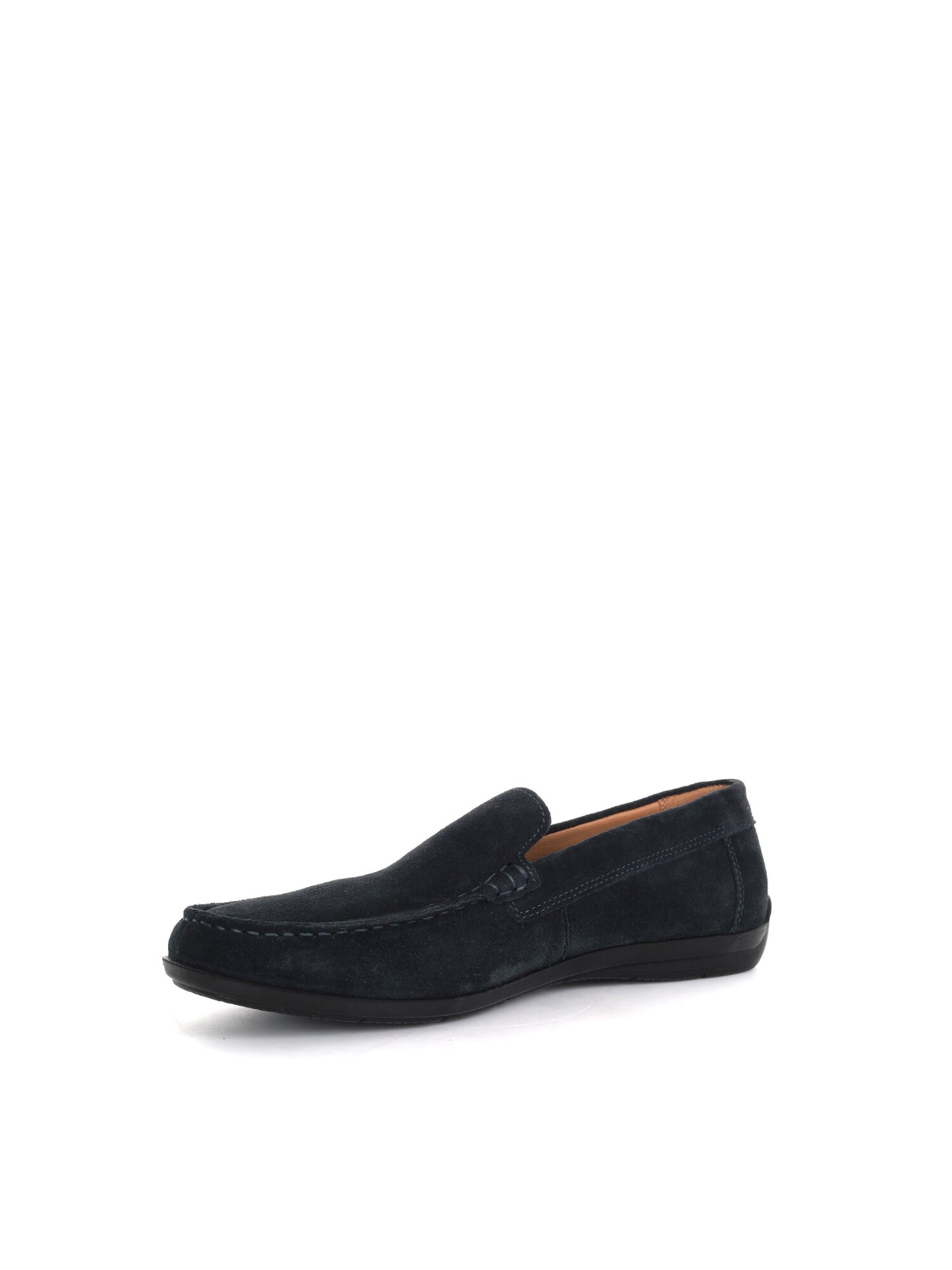 Mocassino Imac uomo in pelle blu primaverile