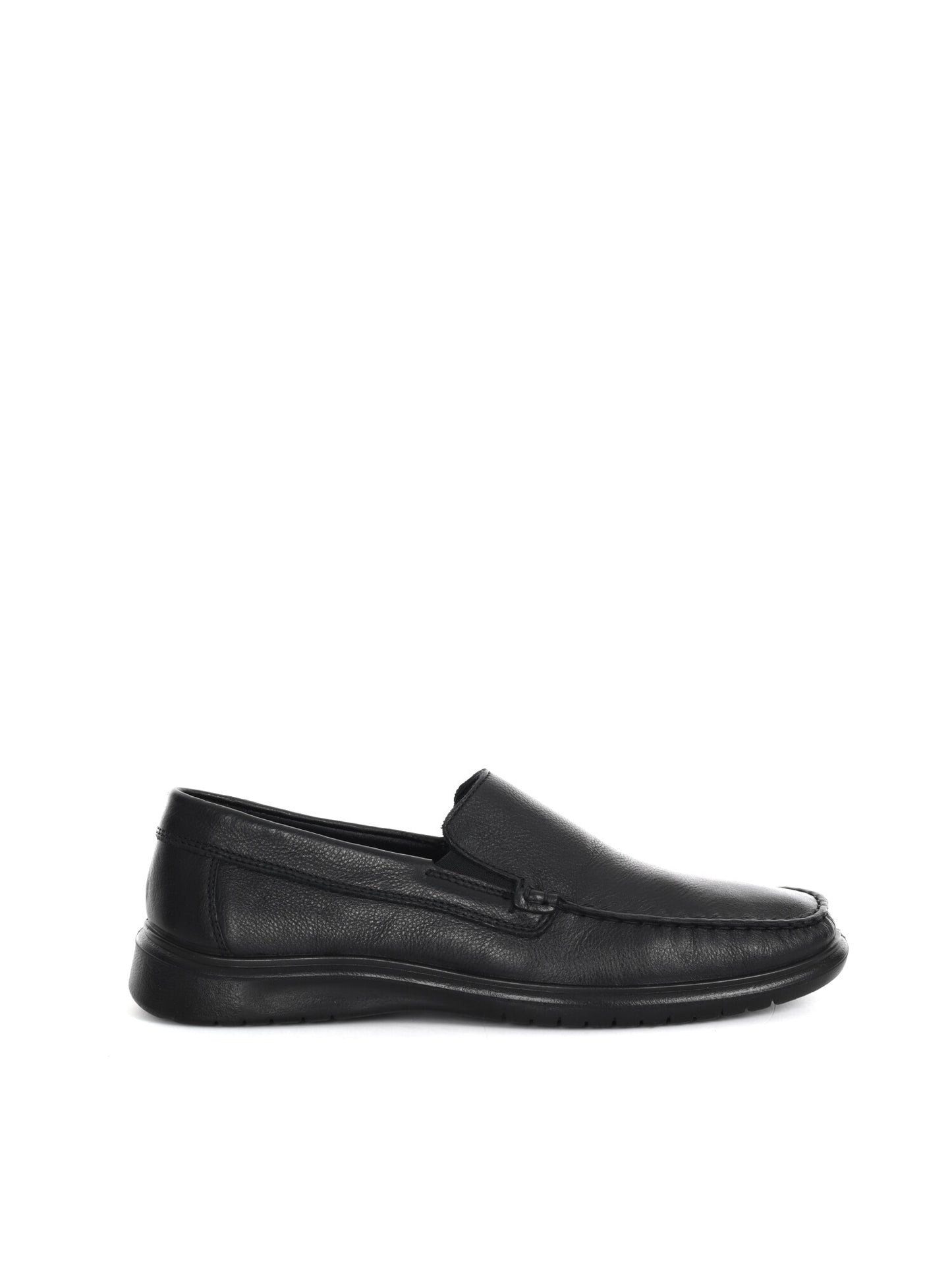 Mocassino da uomo Imac in pelle nero elegante e confortevole