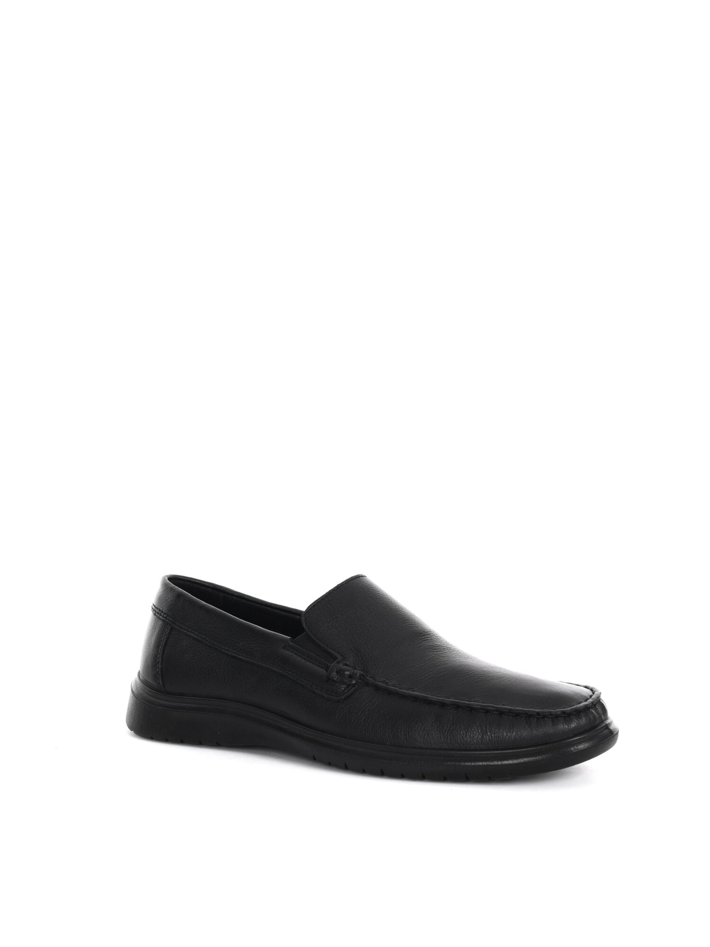 Mocassino da uomo Imac in pelle nero elegante e confortevole