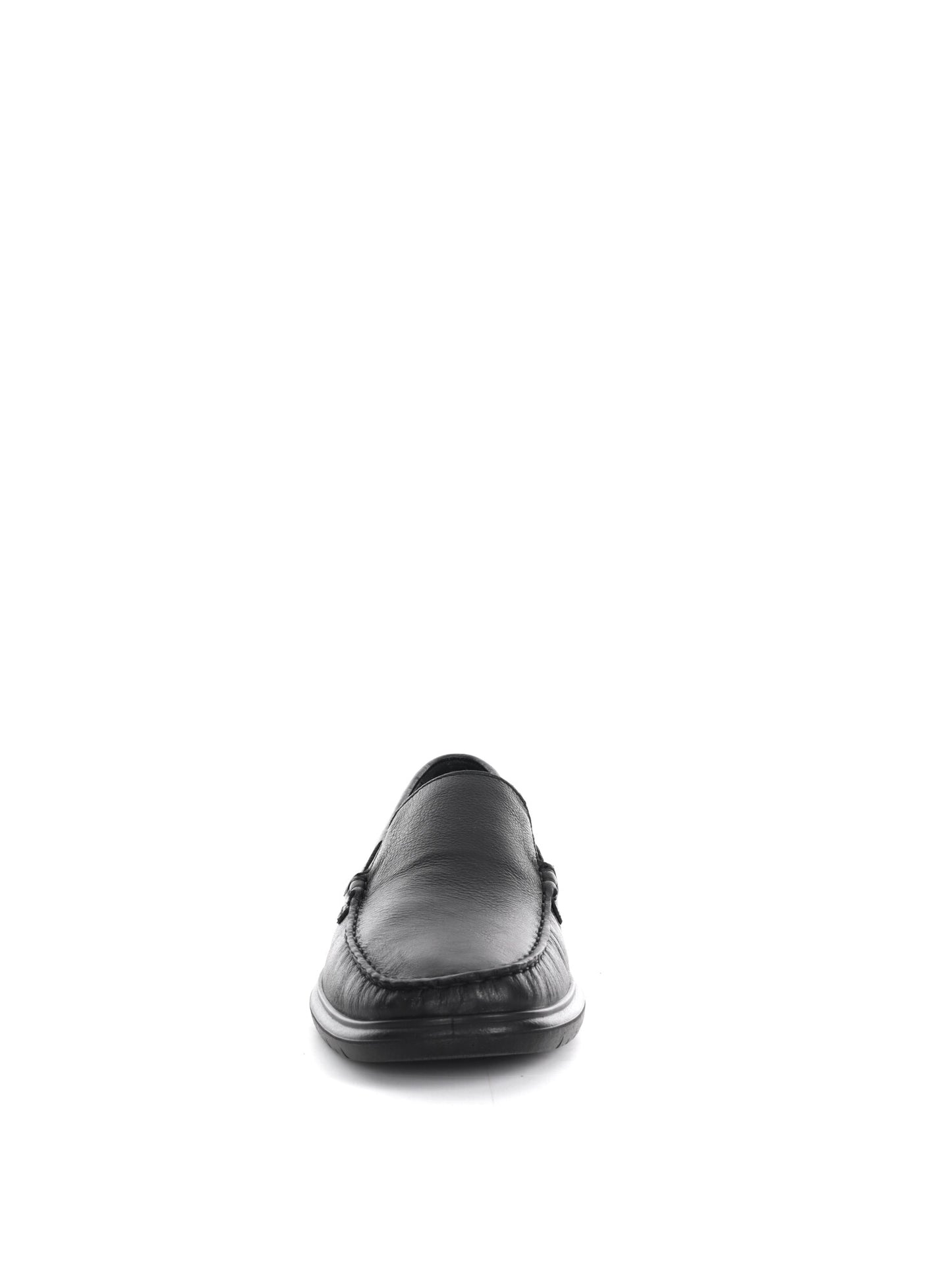 Mocassino da uomo Imac in pelle nero elegante e confortevole