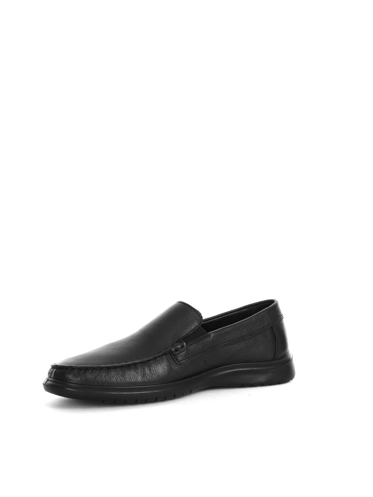 Mocassino da uomo Imac in pelle nero elegante e confortevole