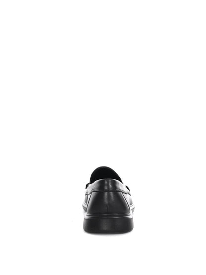 Mocassino da uomo Imac in pelle nero elegante e confortevole