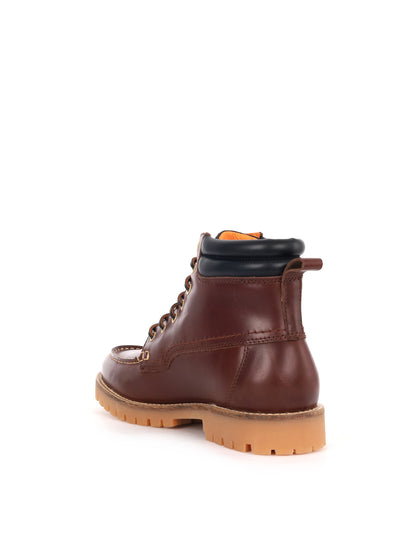 Lumberjack Newton, stringate da uomo bordeaux