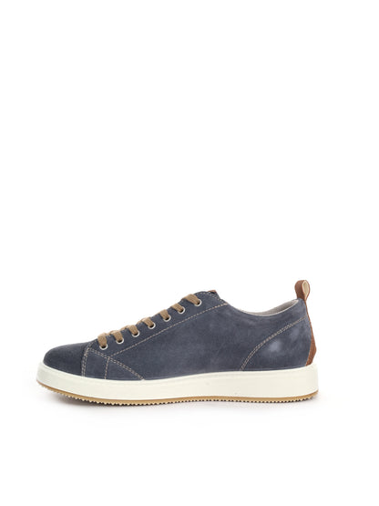 Imac stringate uomo in denim, eleganza casual per la primavera-estate