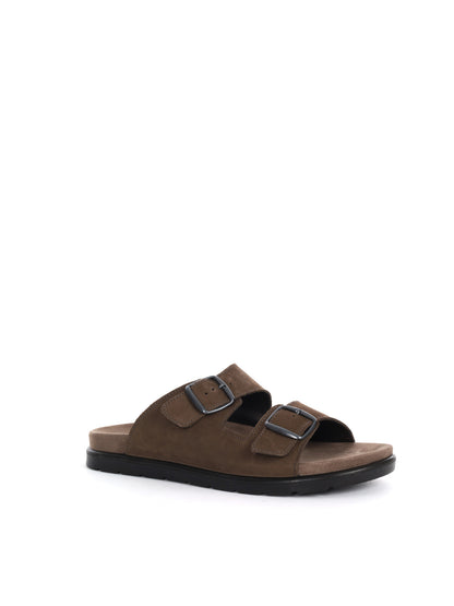 Sandali uomo Imac in pelle marrone per la primavera estate