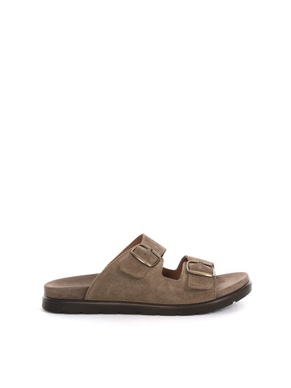 Sandali uomo Imac in pelle marrone, stile e comfort