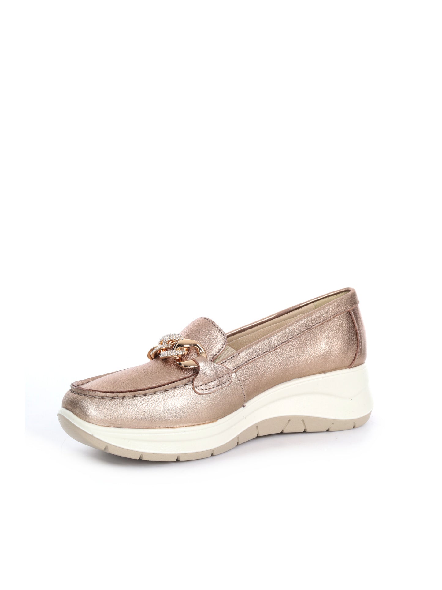 Imac mocassino beige da donna, elegante e confortevole