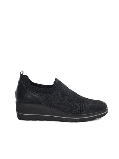 Imac slip on donna in nero versatile e confortevole