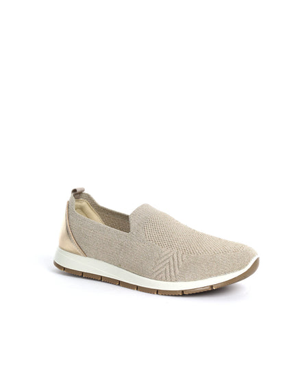 Slip on donna Imac in elegante tonalità argento metallico
