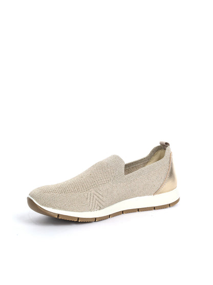 Slip on donna Imac in elegante tonalità argento metallico