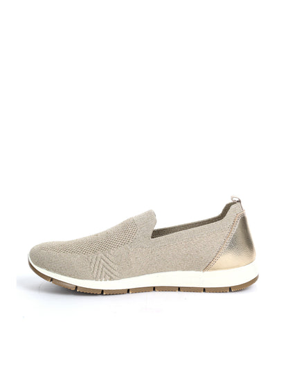 Slip on donna Imac in elegante tonalità argento metallico
