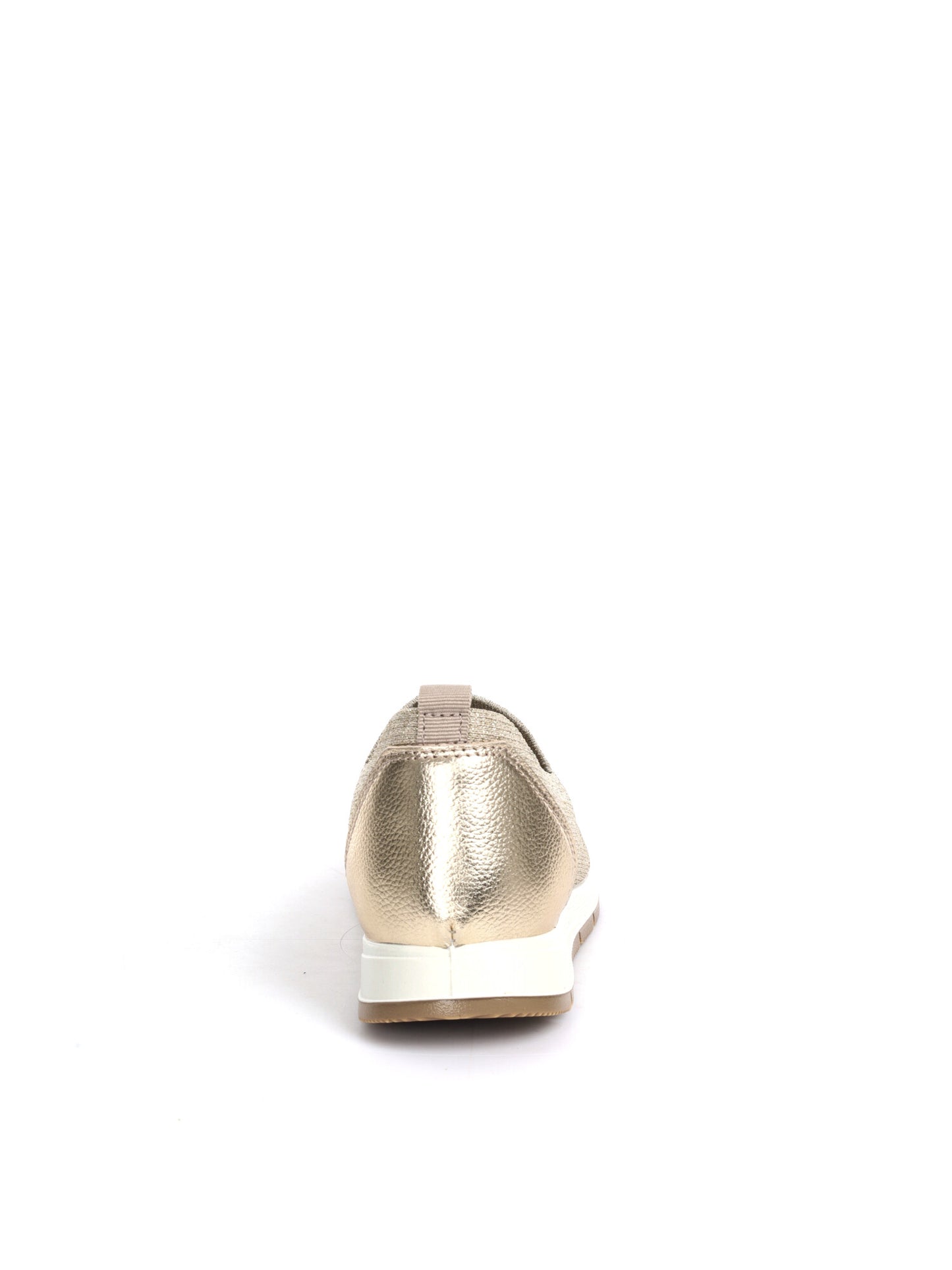 Slip on donna Imac in elegante tonalità argento metallico