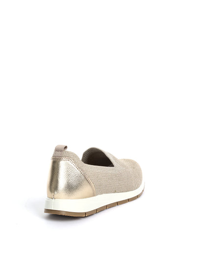 Slip on donna Imac in elegante tonalità argento metallico