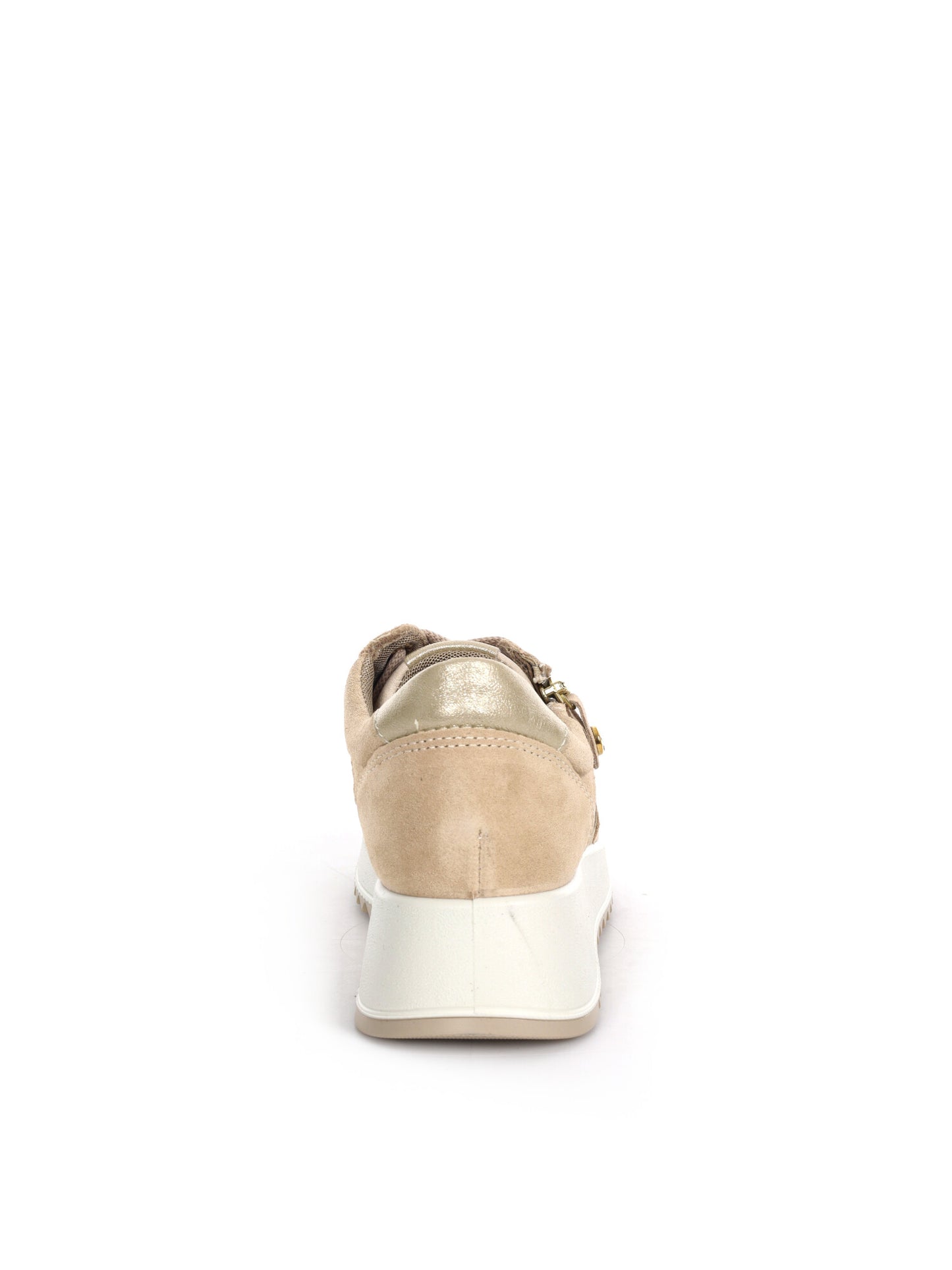Sneakers stringate Imac da donna in pelle bianca