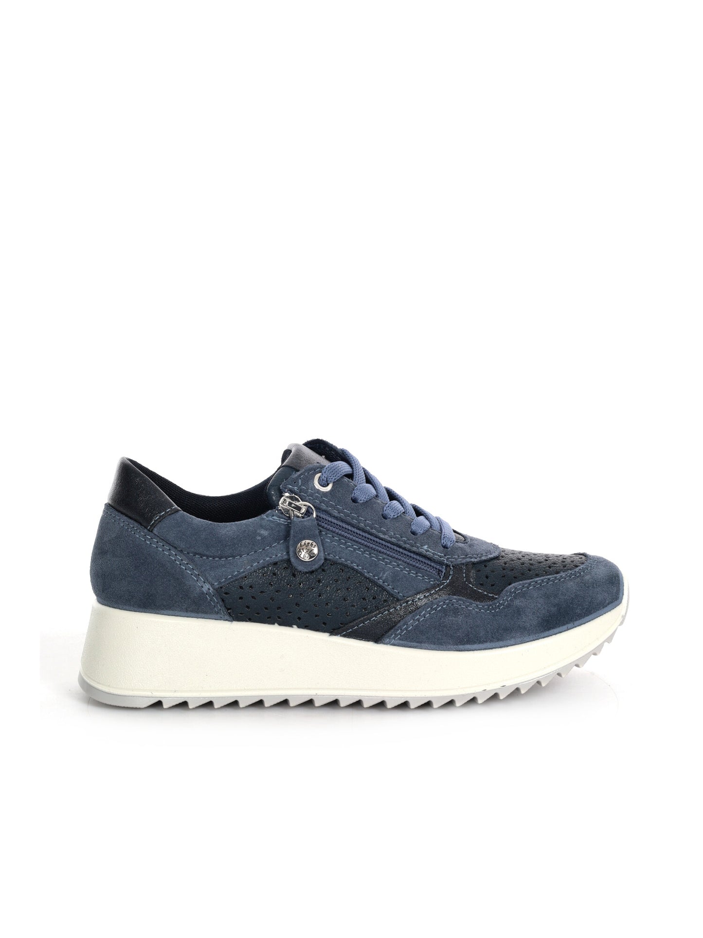 Sneakers stringate da donna Imac blu