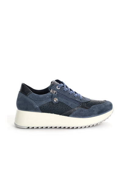 Sneakers stringate da donna Imac blu