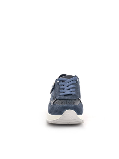 Sneakers stringate da donna Imac blu