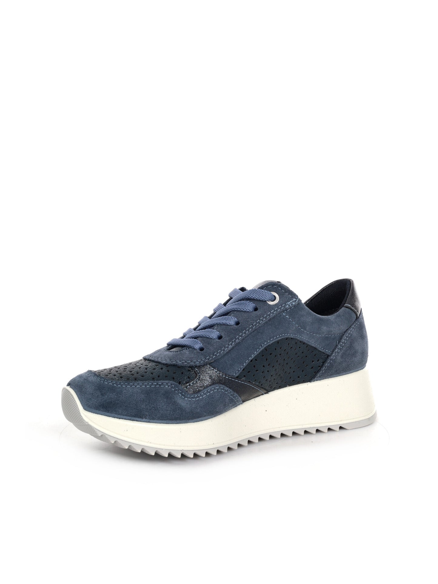 Sneakers stringate da donna Imac blu