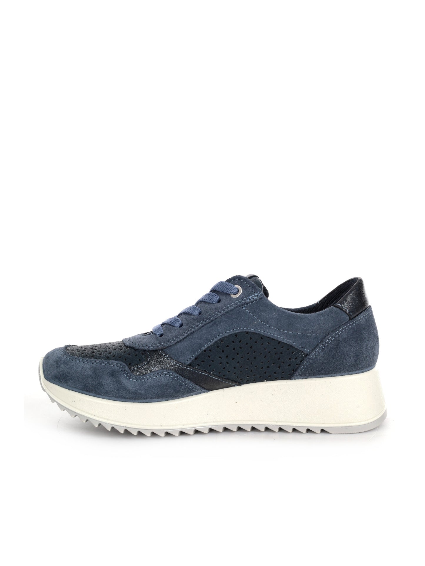 Sneakers stringate da donna Imac blu