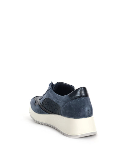 Sneakers stringate da donna Imac blu
