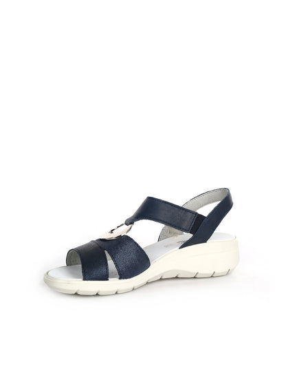Sandali Imac donna blu primaverili leggeri e confortevoli