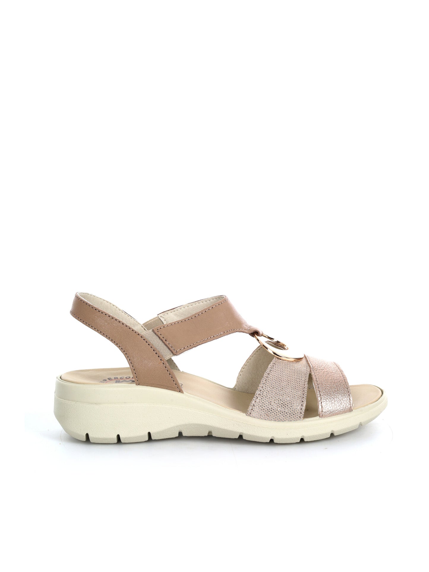 Sandali donna Imac beige in pelle di qualità
