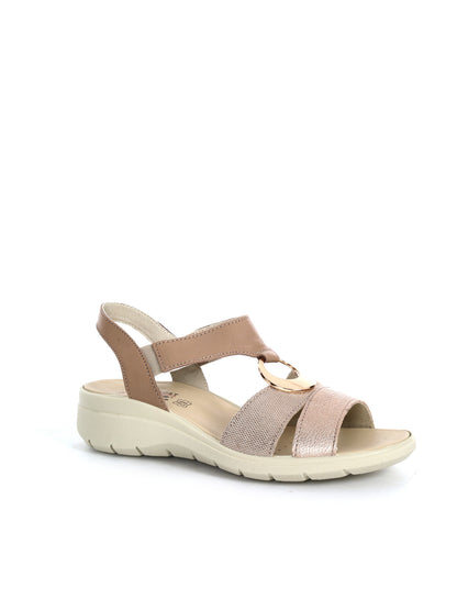 Sandali donna Imac beige in pelle di qualità