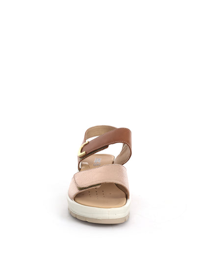 Sandali donna Imac beige con tacco comodo
