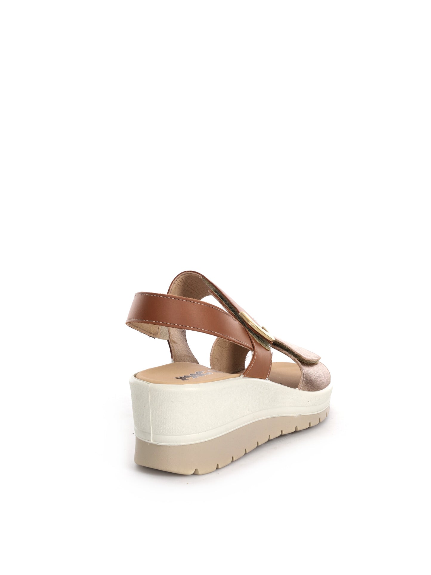 Sandali donna Imac beige con tacco comodo
