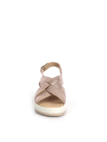 Sandali donna Imac beige con tacco comodo ed elegante