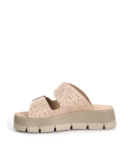 Sandali donna beige firmati Imac, eleganti e comodi