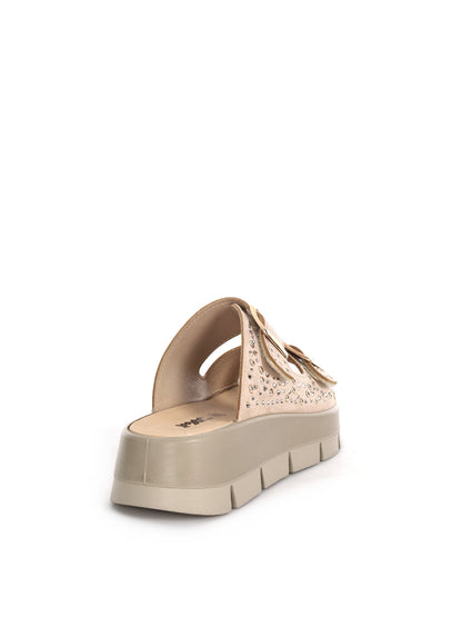 Sandali donna beige firmati Imac, eleganti e comodi