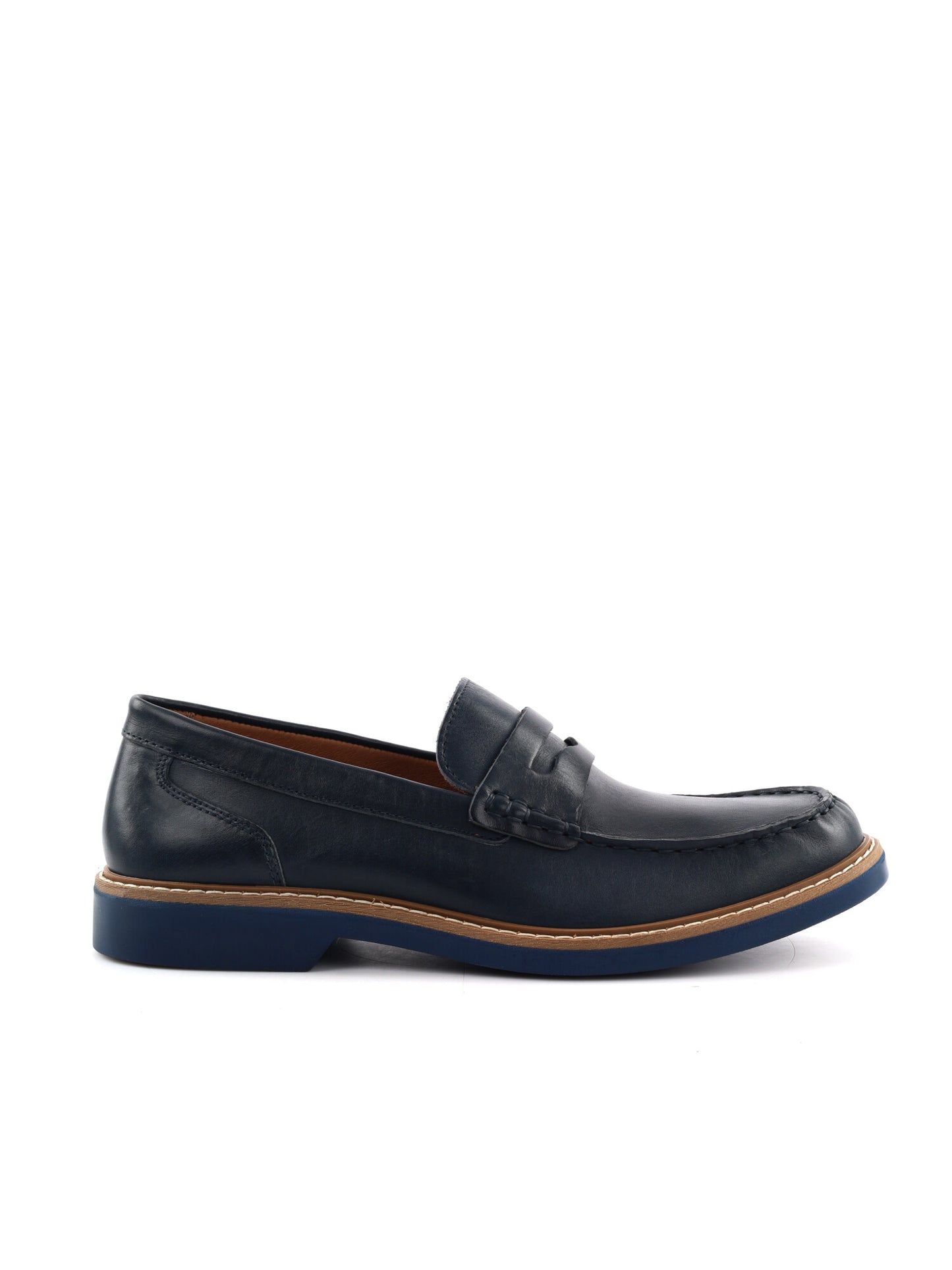 Igi&Co Felipe, mocassini uomo blu dal design italiano e comfort superiore