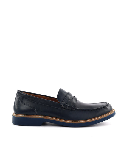 Igi&Co Felipe, mocassini uomo blu dal design italiano e comfort superiore